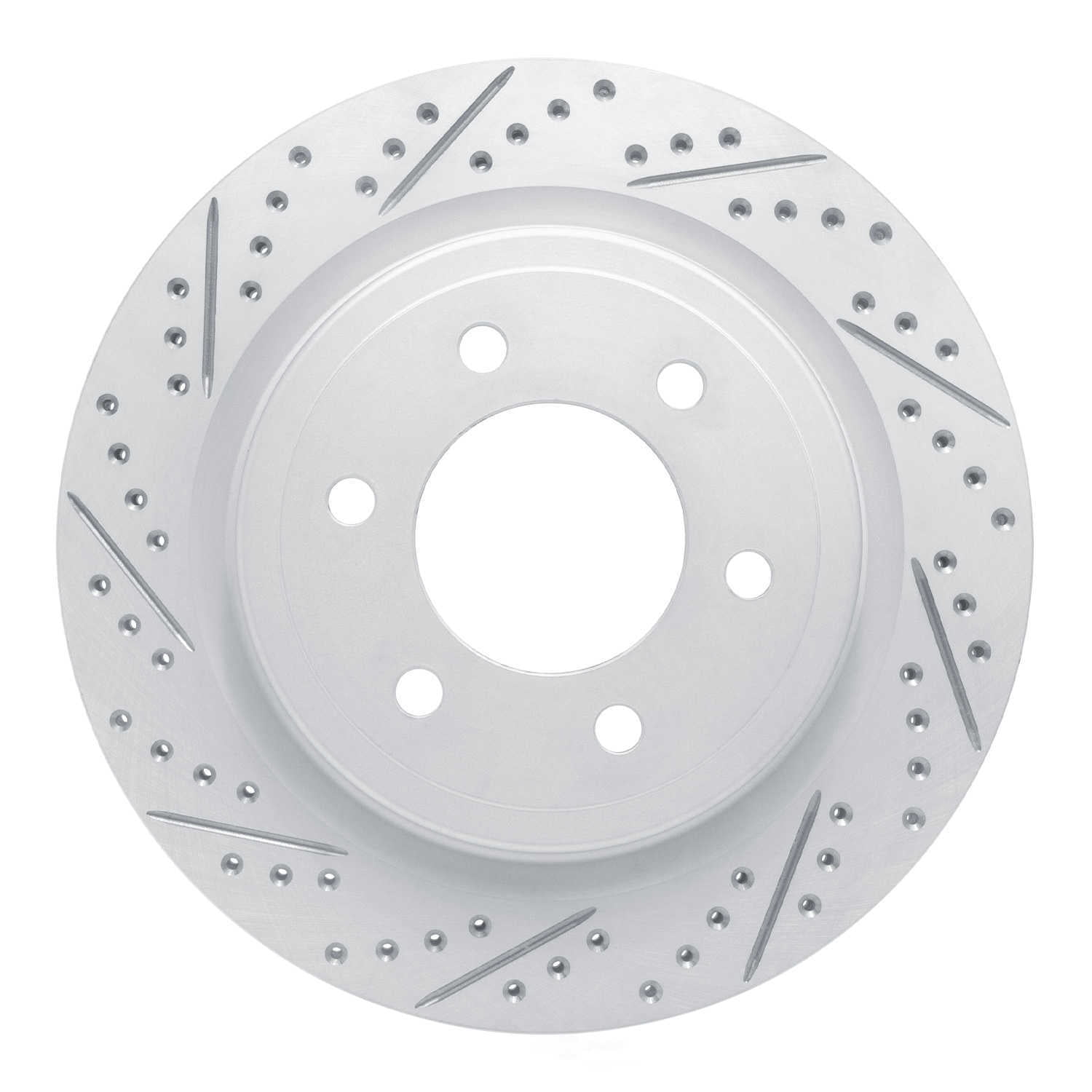 Dynamic Friction Company 830-54289L DFC Geoperformance Rotor - Drilled and Slotted