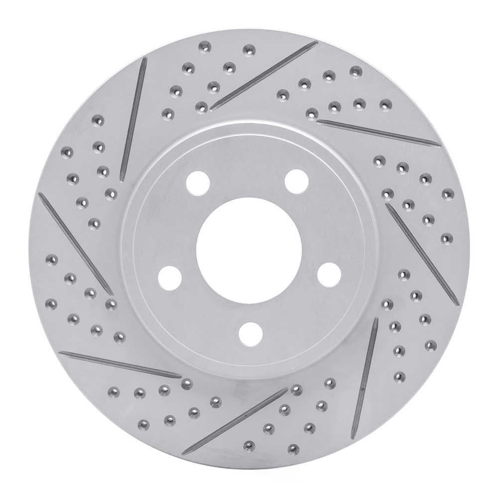 Dynamic Friction Company 830-56019L DFC Geoperformance Rotor - Drilled and Slotted