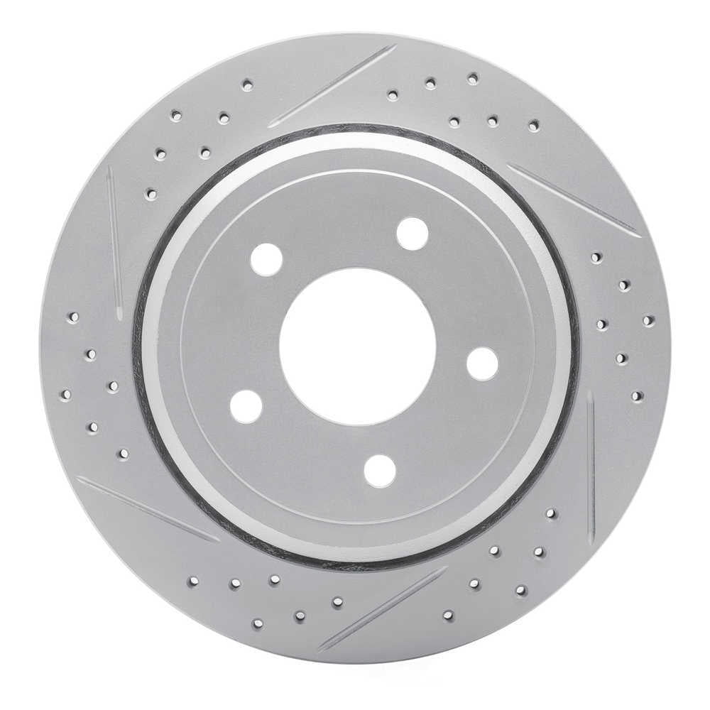 Dynamic Friction Company 830-56020L DFC Geoperformance Rotor - Drilled and Slotted