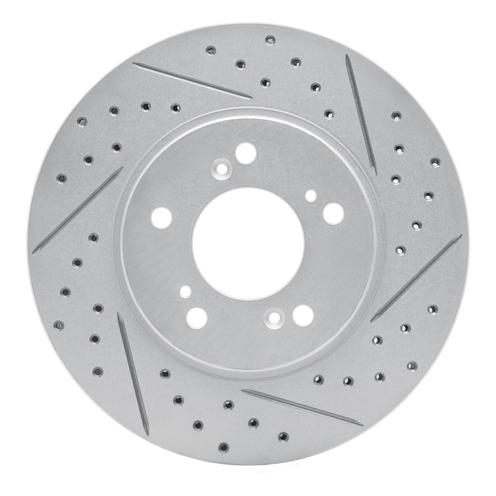 Dynamic Friction Company 830-58004R DFC Geoperformance Rotor - Drilled and Slotted