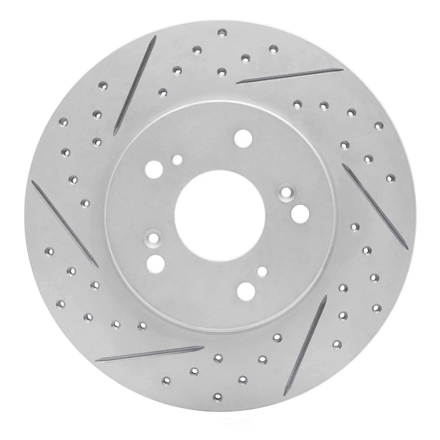 Dynamic Friction Company 830-58005L DFC Geoperformance Rotor - Drilled and Slotted