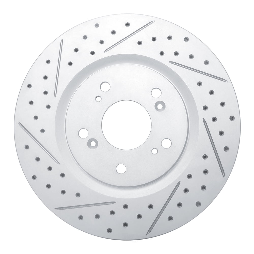 Dynamic Friction Company 830-58012L DFC Geoperformance Rotor - Drilled and Slotted