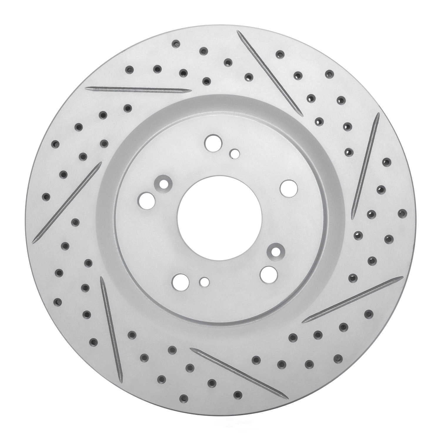 Dynamic Friction Company 830-58012R DFC Geoperformance Rotor - Drilled and Slotted