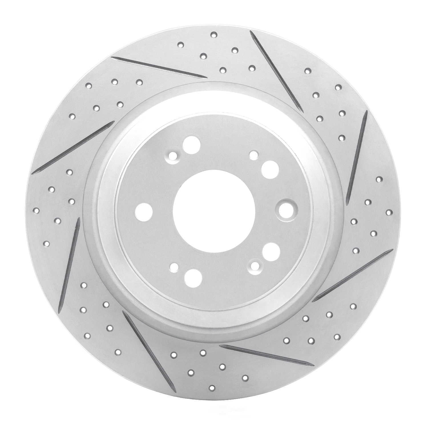 Dynamic Friction Company 830-58023R DFC Geoperformance Rotor - Drilled and Slotted