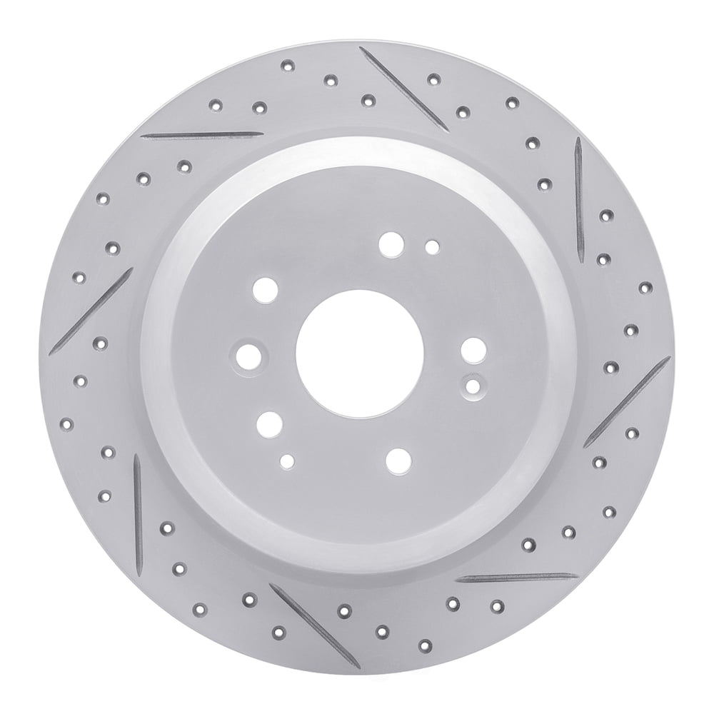 Dynamic Friction Company 830-58028R DFC Geoperformance Rotor - Drilled and Slotted