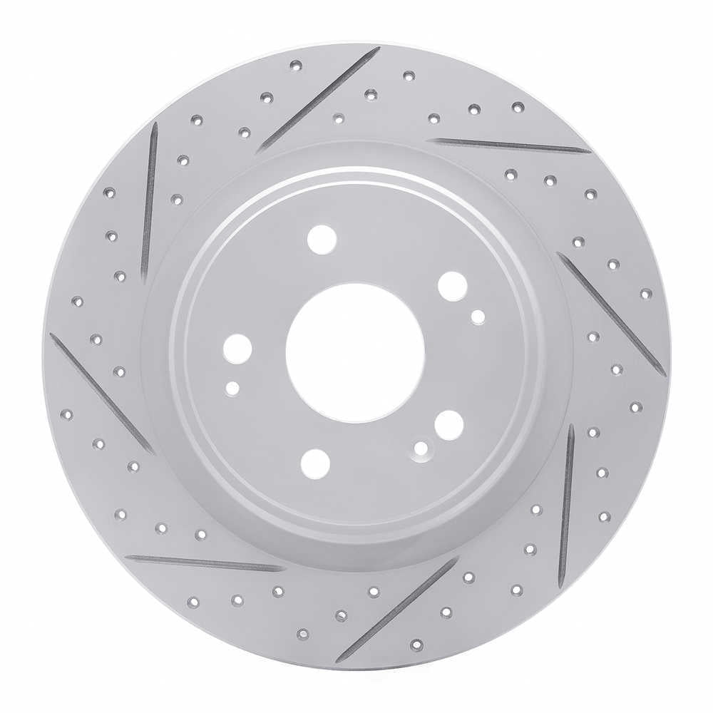 Dynamic Friction Company 830-58030L DFC Geoperformance Rotor - Drilled and Slotted