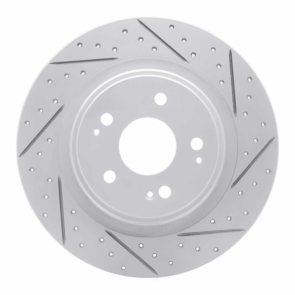 Dynamic Friction Company 830-58030R DFC Geoperformance Rotor - Drilled and Slotted