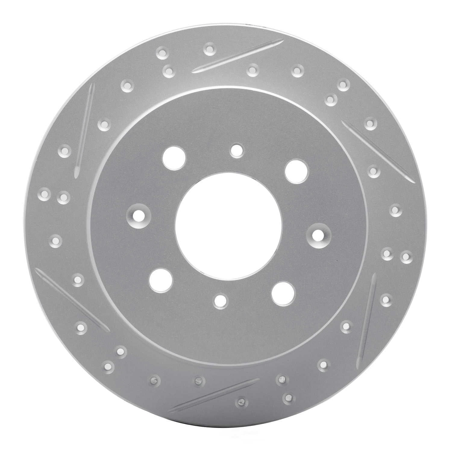 Dynamic Friction Company 830-59014L DFC Geoperformance Rotor - Drilled and Slotted
