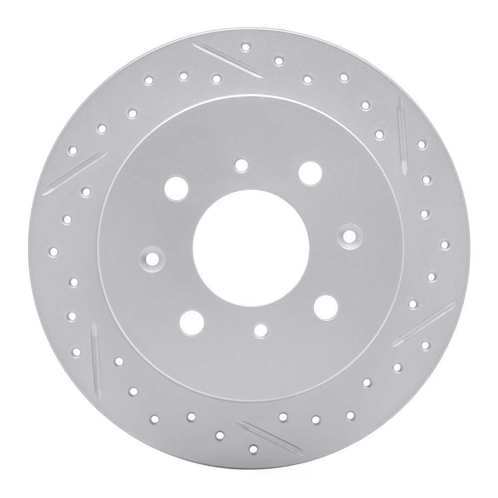 Dynamic Friction Company 830-59014R DFC Geoperformance Rotor - Drilled and Slotted