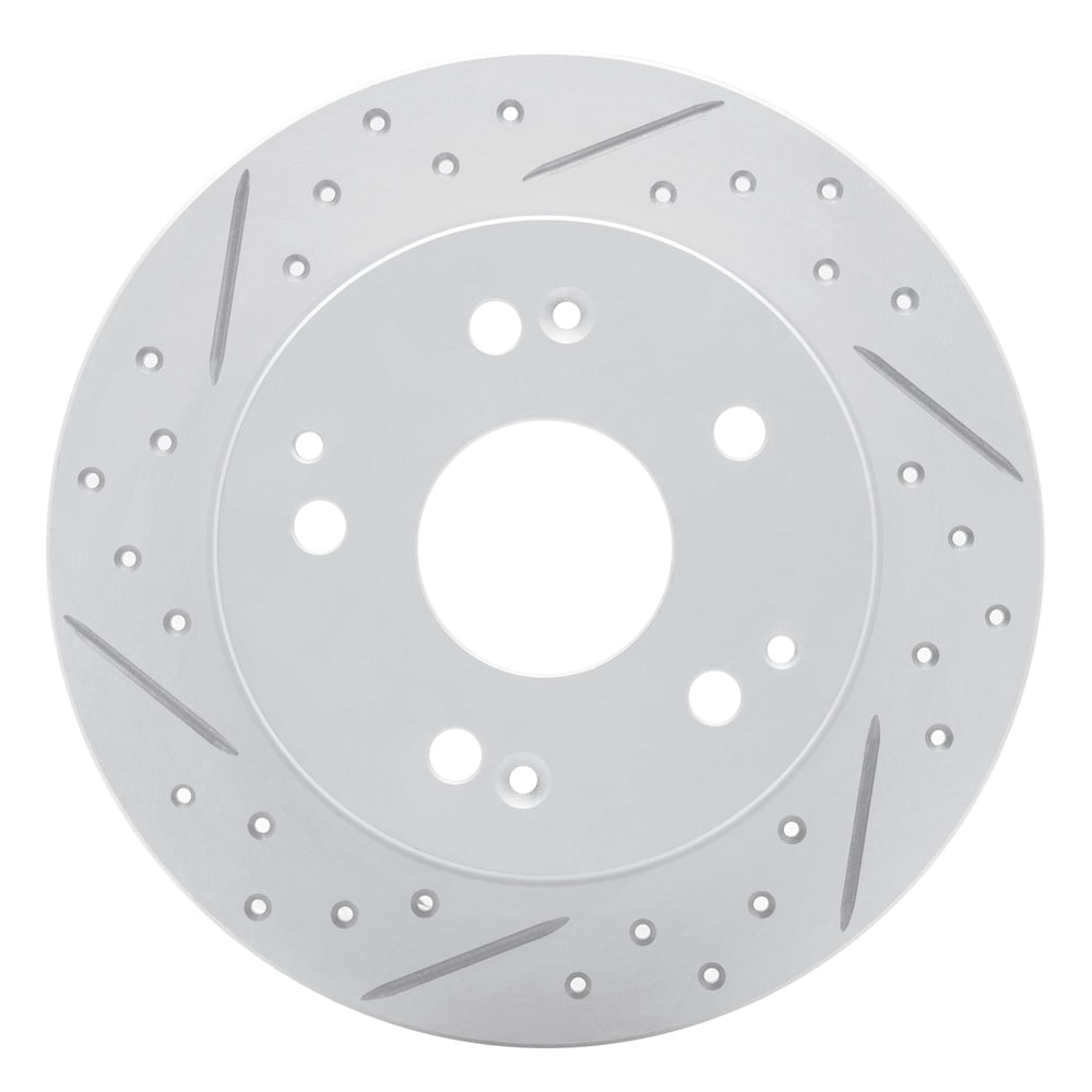 Dynamic Friction Company 830-59026L DFC Geoperformance Rotor - Drilled and Slotted