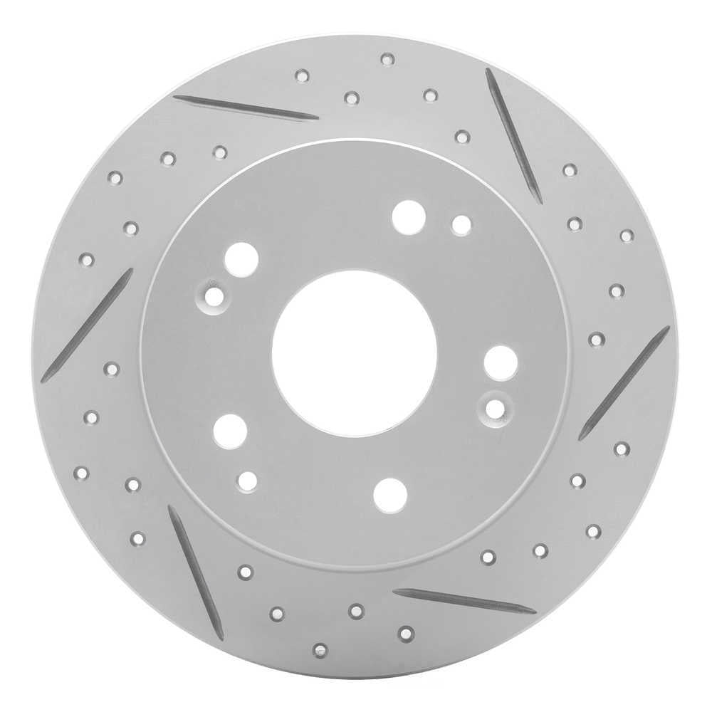 Dynamic Friction Company 830-59026R DFC Geoperformance Rotor - Drilled and Slotted
