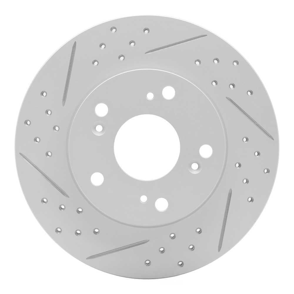Dynamic Friction Company 830-59036L DFC Geoperformance Rotor - Drilled and Slotted