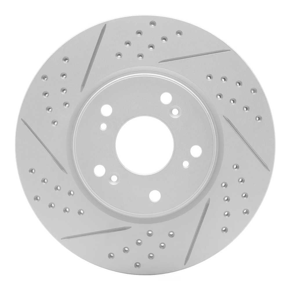 Dynamic Friction Company 830-59037L DFC Geoperformance Rotor - Drilled and Slotted