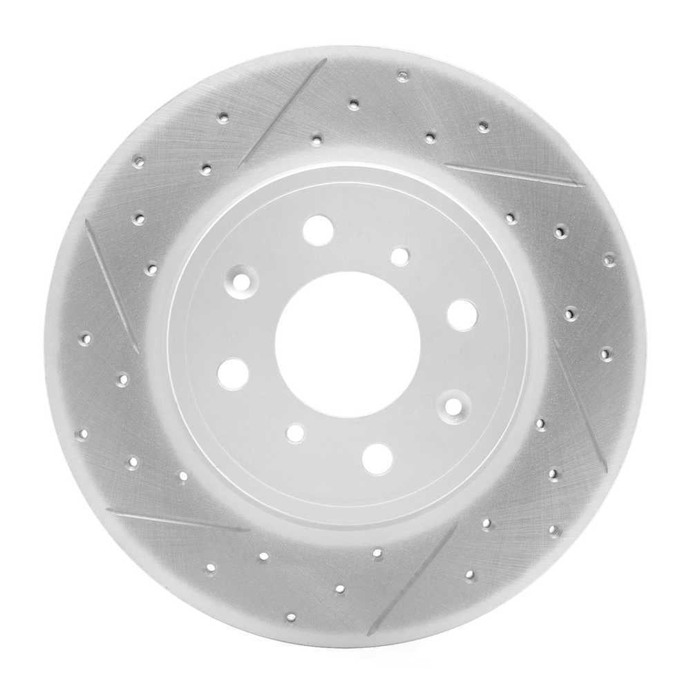 Dynamic Friction Company 830-59038L DFC Geoperformance Rotor - Drilled and Slotted