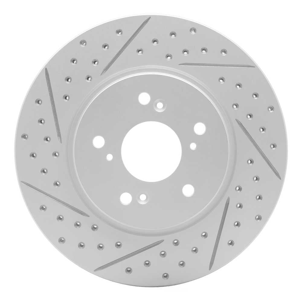 Dynamic Friction Company 830-59055L DFC Geoperformance Rotor - Drilled and Slotted