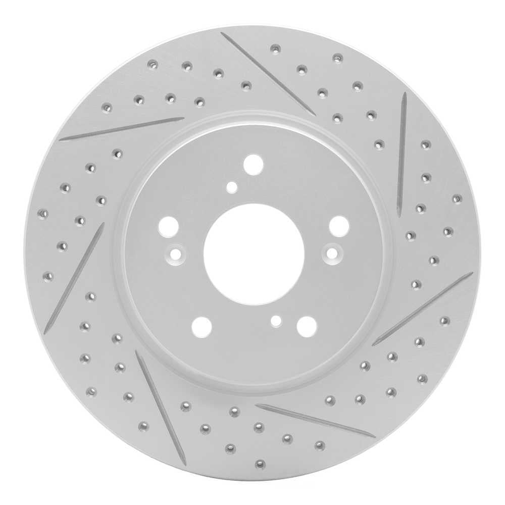 Dynamic Friction Company 830-59055R DFC Geoperformance Rotor - Drilled and Slotted