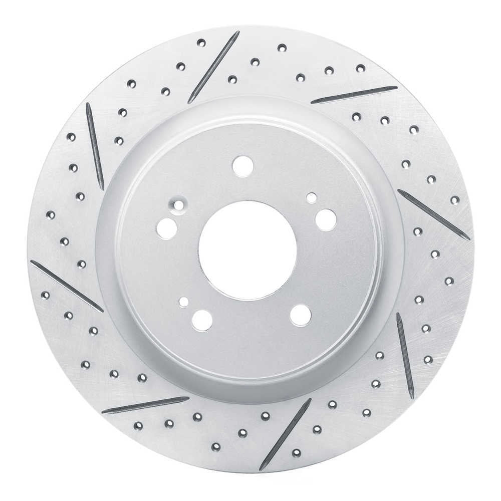Dynamic Friction Company 830-59066L DFC Geoperformance Rotor - Drilled and Slotted