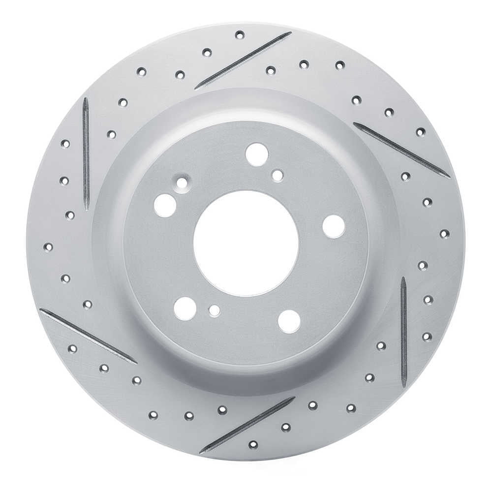 Dynamic Friction Company 830-59067L DFC Geoperformance Rotor - Drilled and Slotted