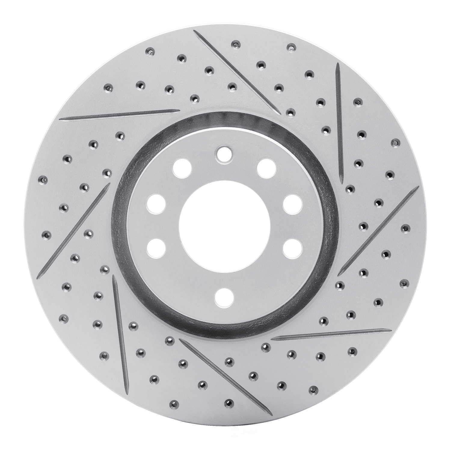 Dynamic Friction Company 830-65019R DFC Geoperformance Rotor - Drilled and Slotted