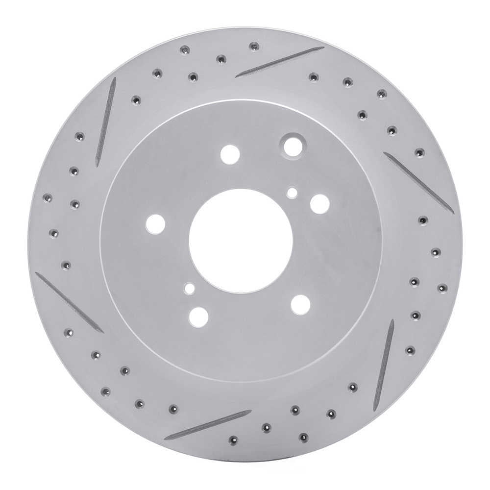 Dynamic Friction Company 830-67034L DFC Geoperformance Rotor - Drilled and Slotted
