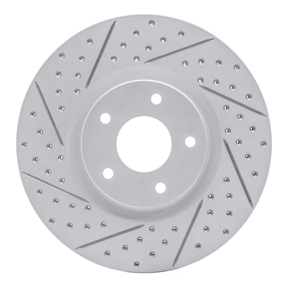 Dynamic Friction Company 830-67059L DFC Geoperformance Rotor - Drilled and Slotted