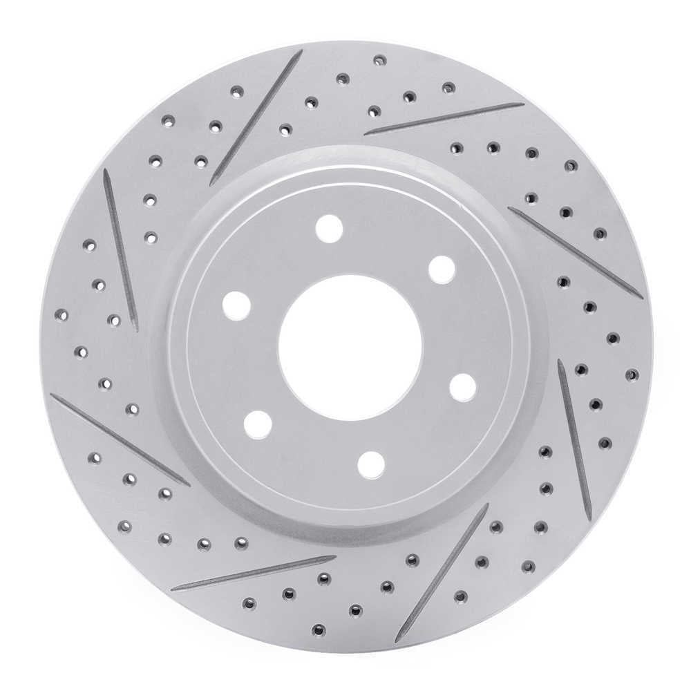 Dynamic Friction Company 830-67092L DFC Geoperformance Rotor - Drilled and Slotted