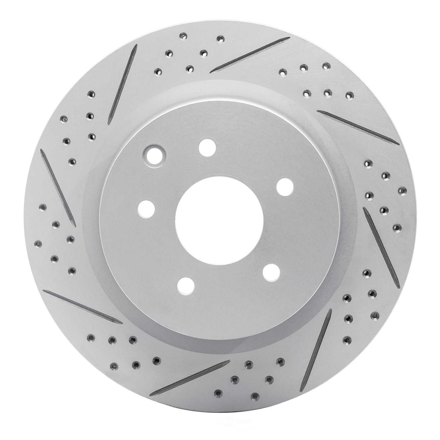 Dynamic Friction Company 830-68009L DFC Geoperformance Rotor - Drilled and Slotted