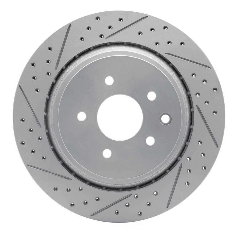 Dynamic Friction Company 830-68010L DFC Geoperformance Rotor - Drilled and Slotted