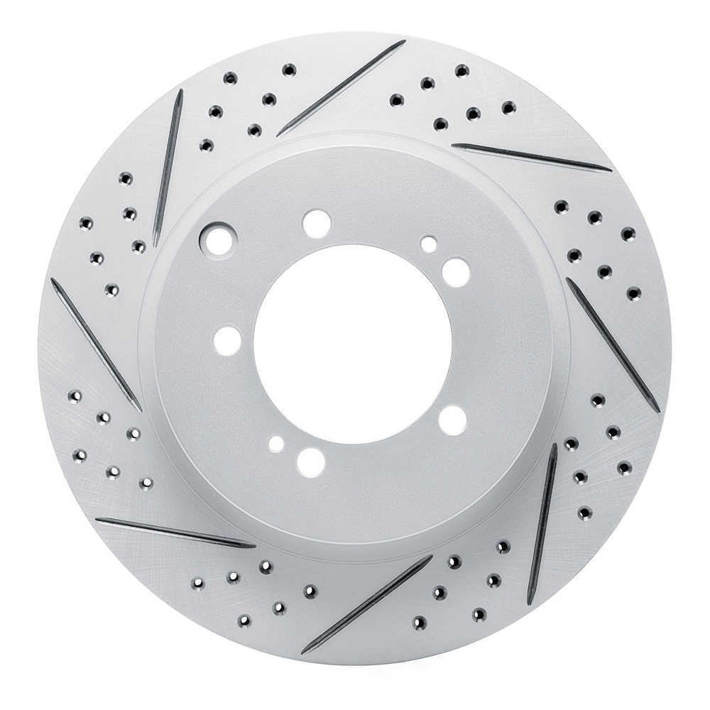 Dynamic Friction Company 830-72036L DFC Geoperformance Rotor - Drilled and Slotted