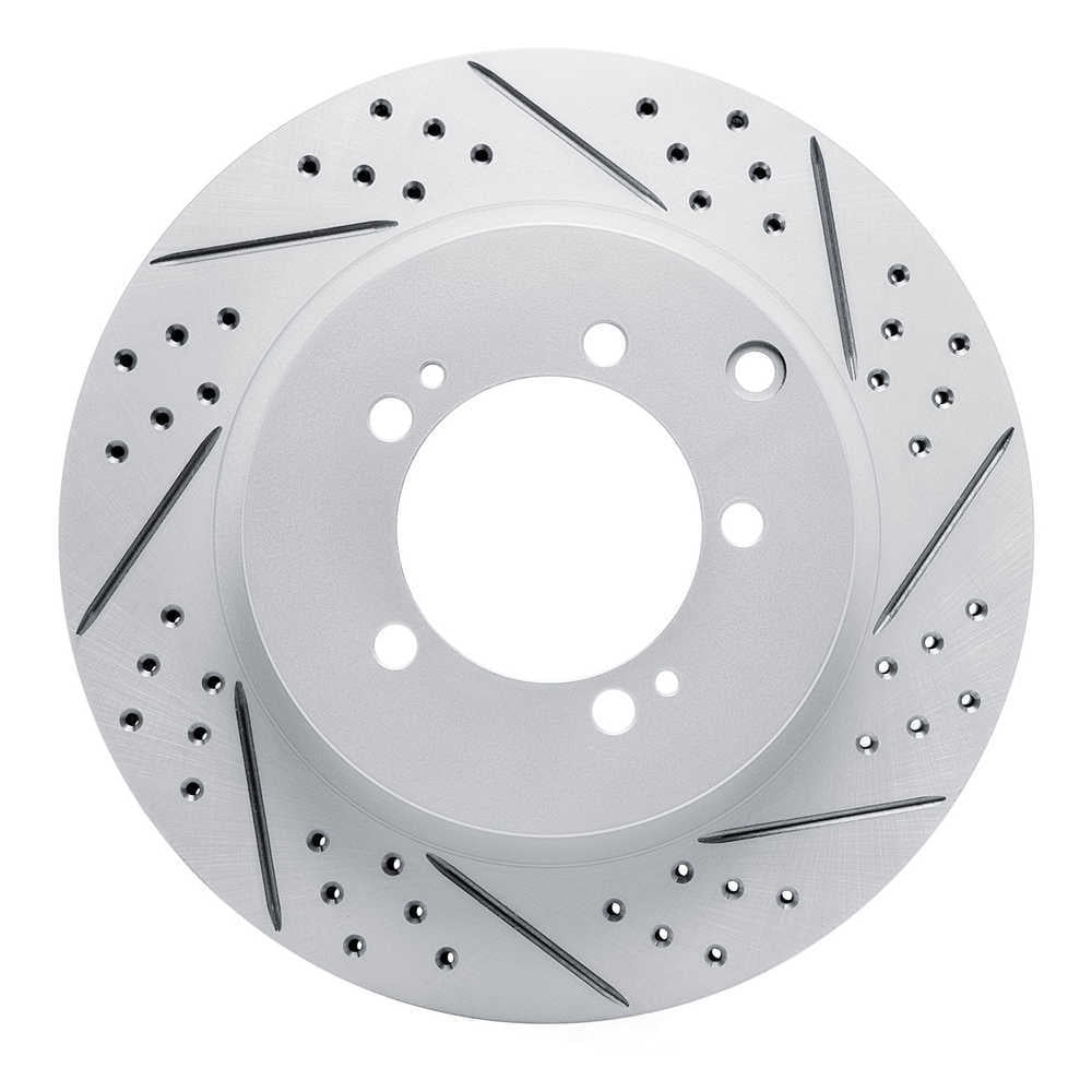 Dynamic Friction Company 830-72036R DFC Geoperformance Rotor - Drilled and Slotted