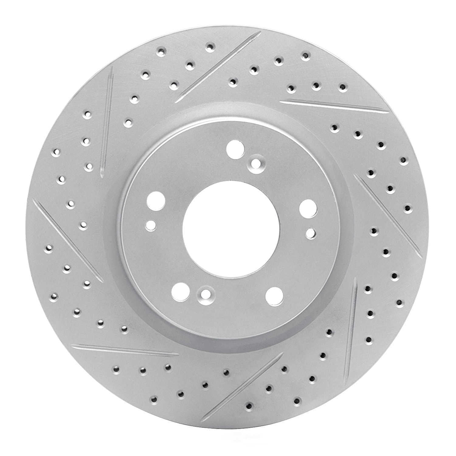 Dynamic Friction Company 830-72037L DFC Geoperformance Rotor - Drilled and Slotted