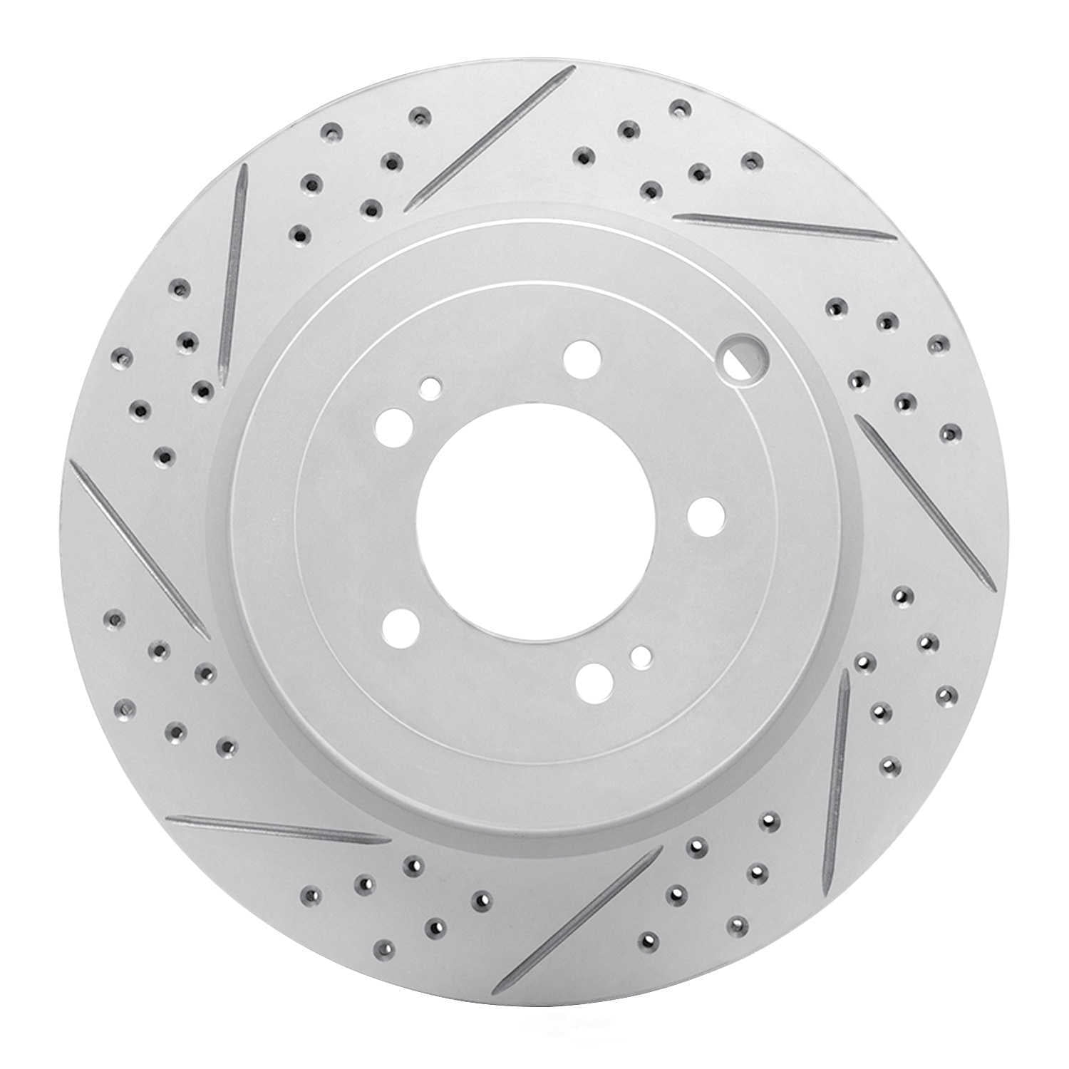 Dynamic Friction Company 830-72042L DFC Geoperformance Rotor - Drilled and Slotted