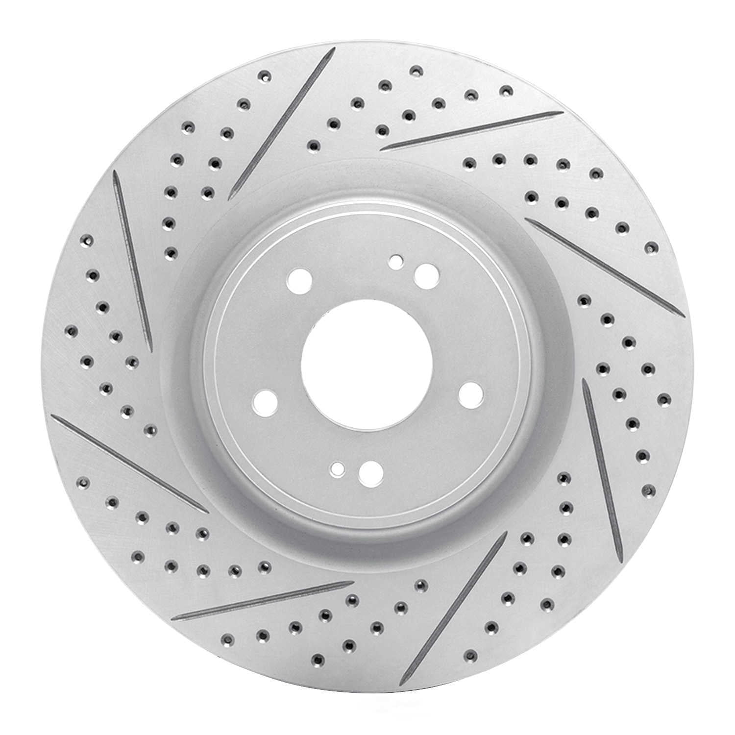 Dynamic Friction Company 830-72043L DFC Geoperformance Rotor - Drilled and Slotted