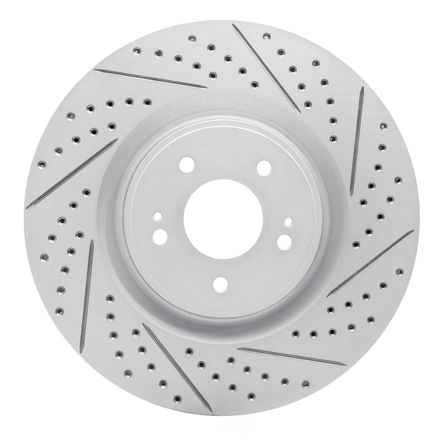 Dynamic Friction Company 830-72043R DFC Geoperformance Rotor - Drilled and Slotted