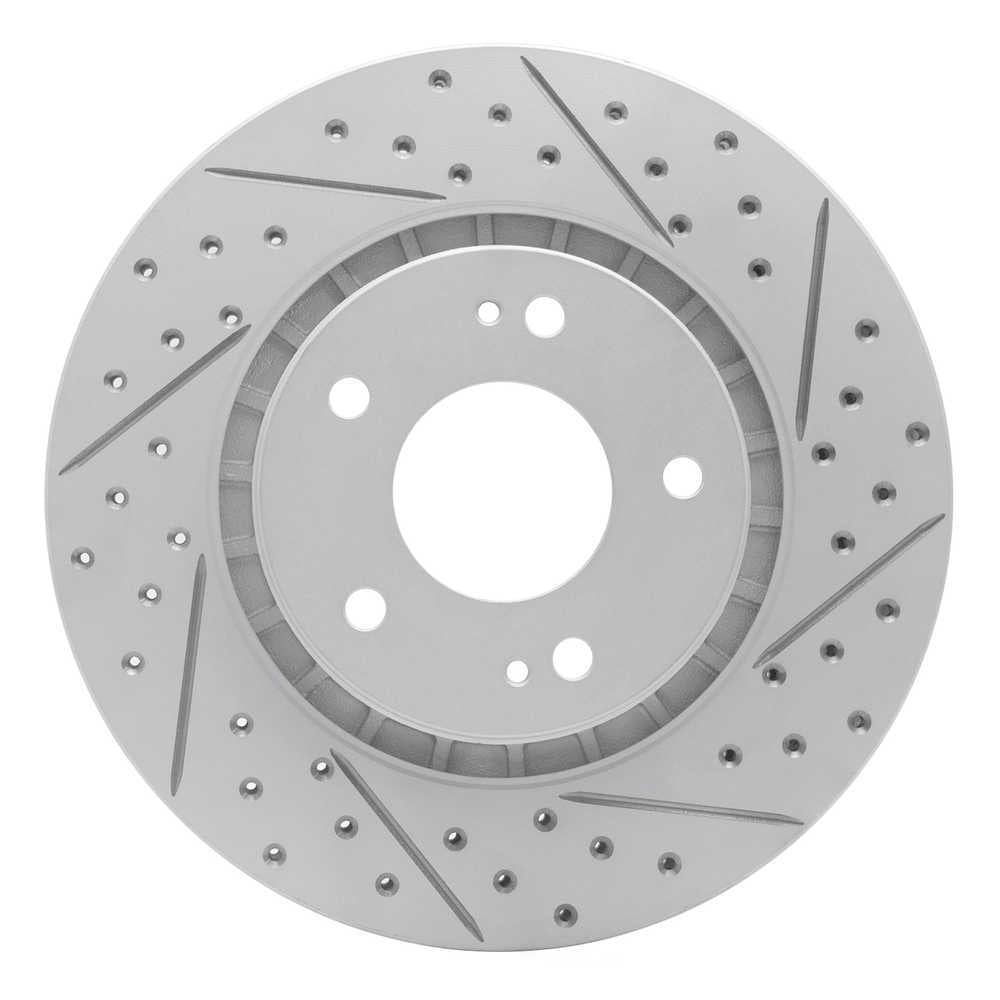 Dynamic Friction Company 830-72044R DFC Geoperformance Rotor - Drilled and Slotted