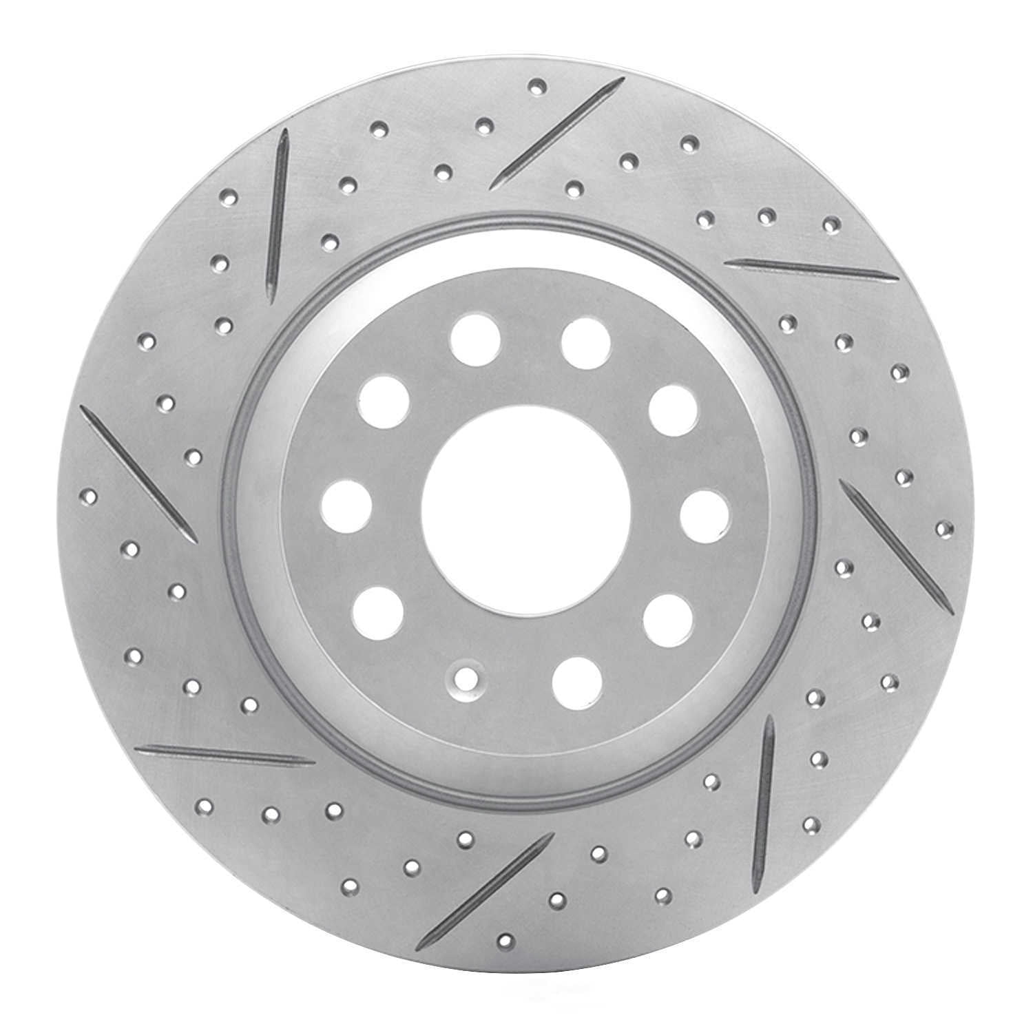 Dynamic Friction Company 830-73082L DFC Geoperformance Rotor - Drilled and Slotted