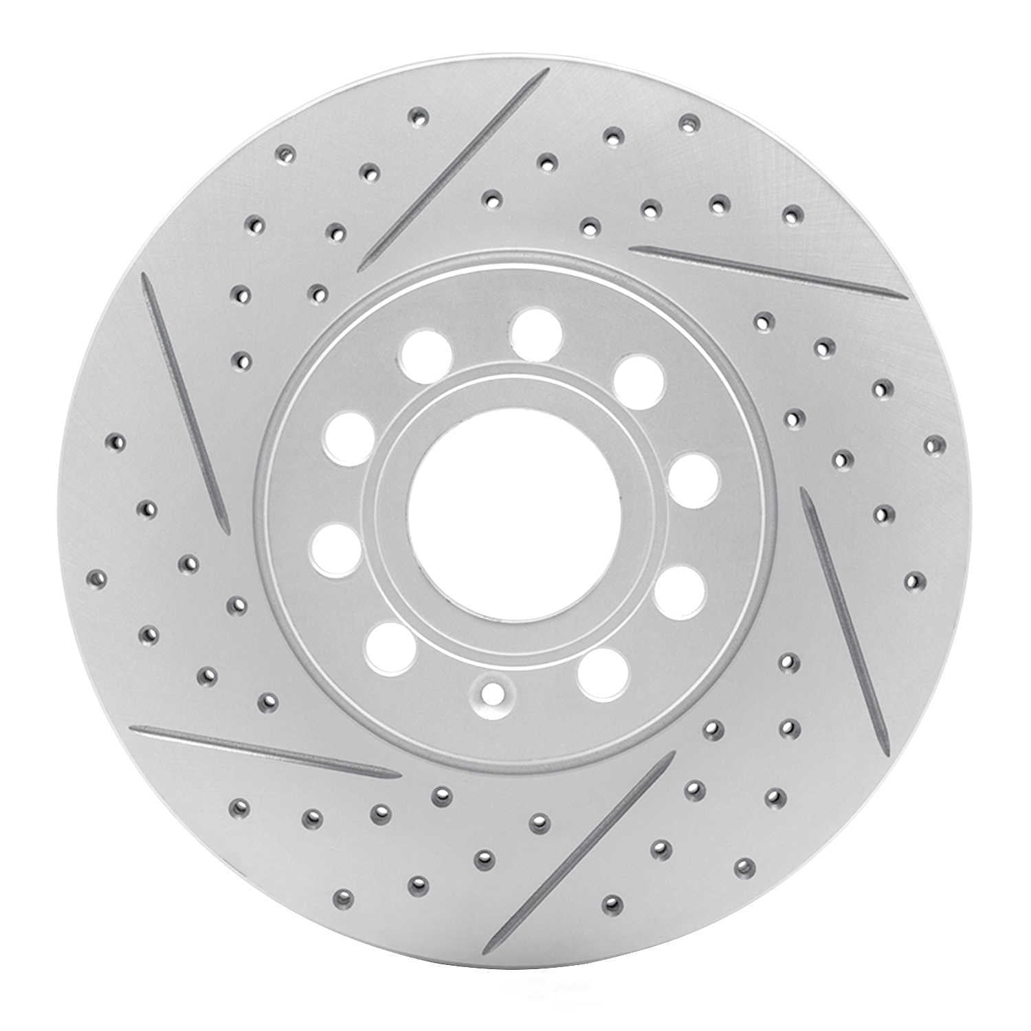 Dynamic Friction Company 830-74028L DFC Geoperformance Rotor - Drilled and Slotted
