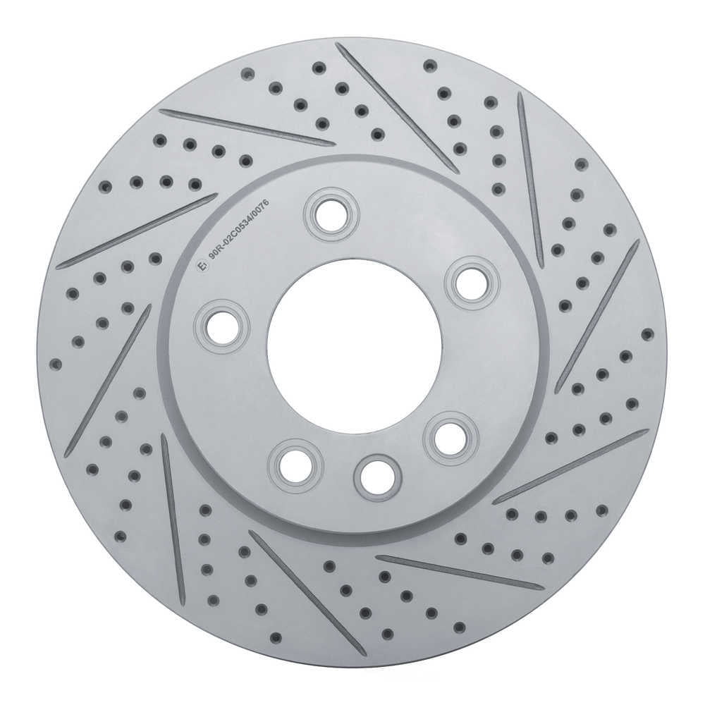 Dynamic Friction Company 830-74049D DFC Geoperformance Rotor - Drilled and Slotted