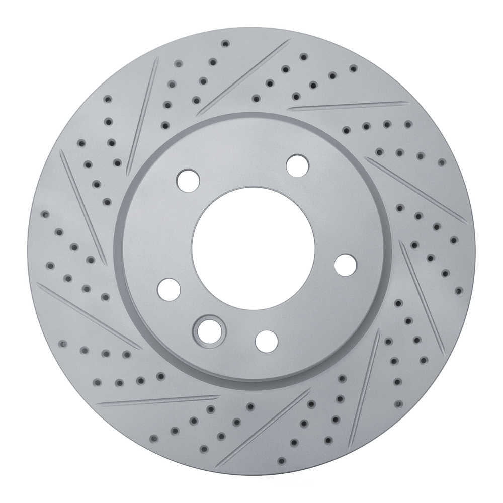 Dynamic Friction Company 830-74050D DFC Geoperformance Rotor - Drilled and Slotted