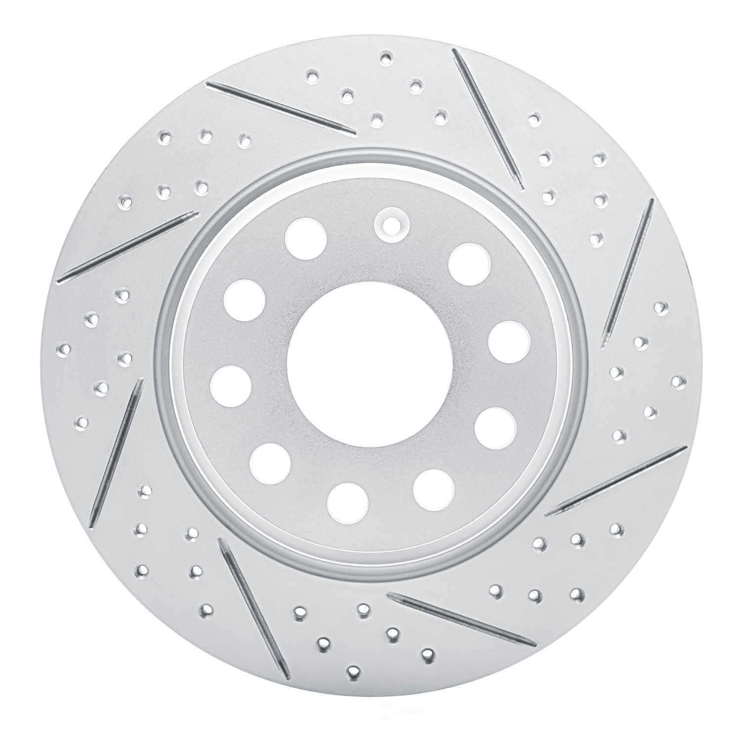 Dynamic Friction Company 830-74055R DFC Geoperformance Rotor - Drilled and Slotted