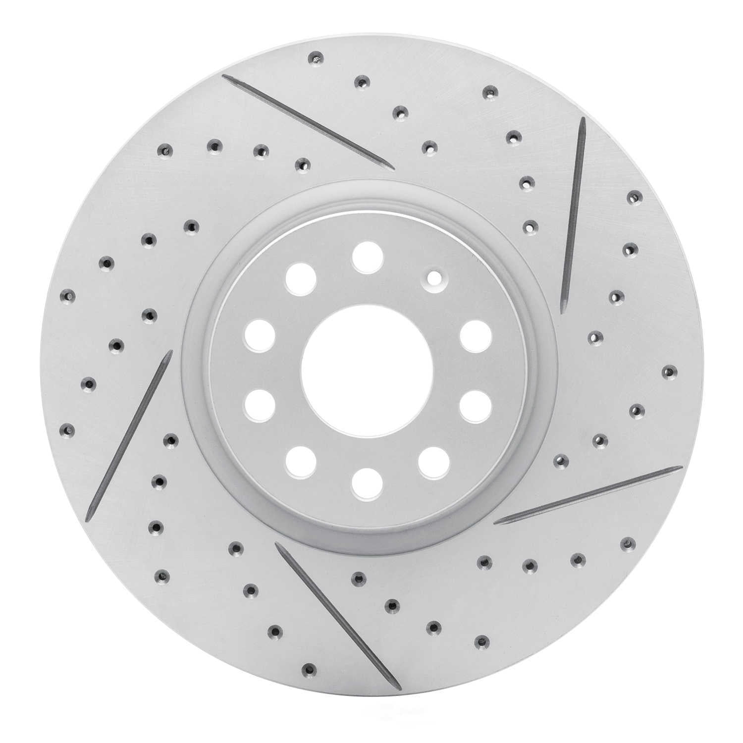 Dynamic Friction Company 830-74058R DFC Geoperformance Rotor - Drilled and Slotted