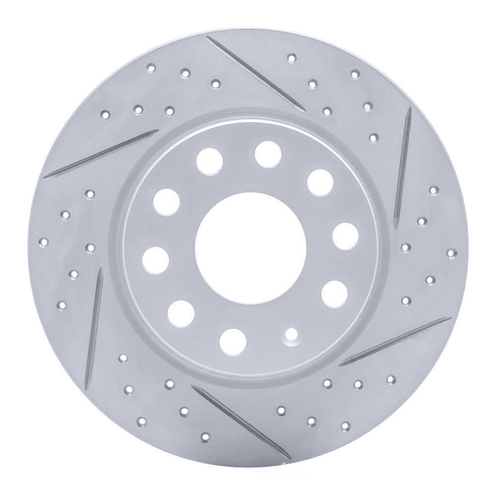 Dynamic Friction Company 830-74059R DFC Geoperformance Rotor - Drilled and Slotted
