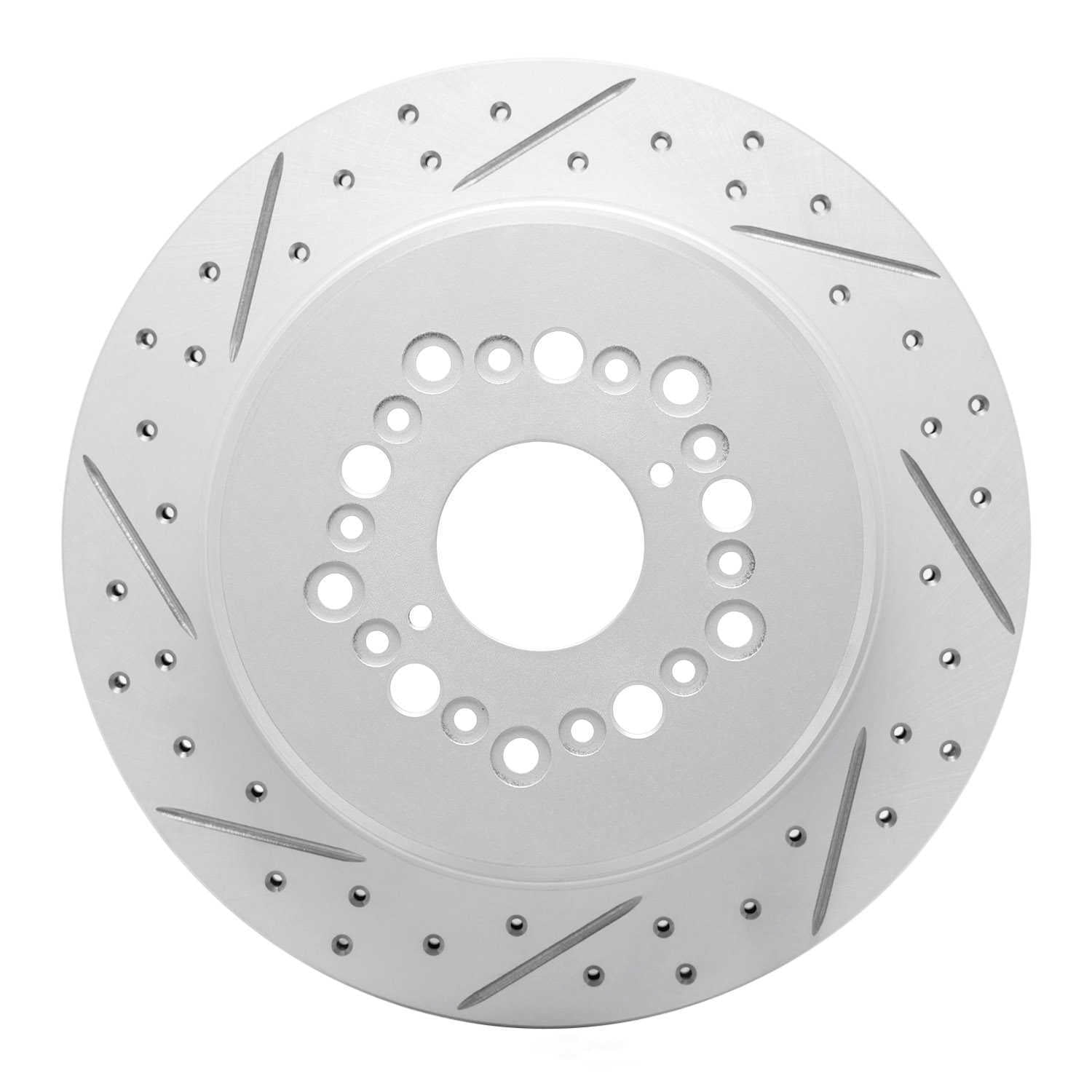 Dynamic Friction Company 830-75006L DFC Geoperformance Rotor - Drilled and Slotted