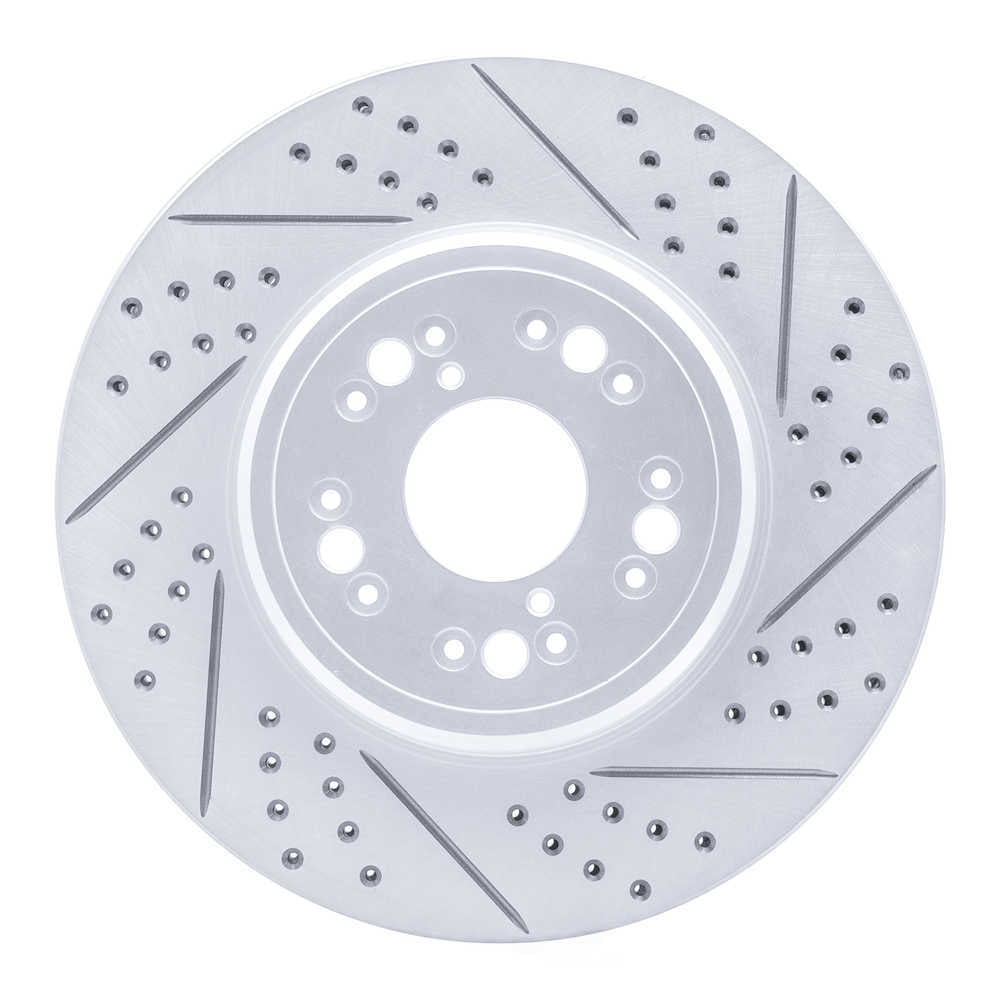Dynamic Friction Company 830-75008R DFC Geoperformance Rotor - Drilled and Slotted