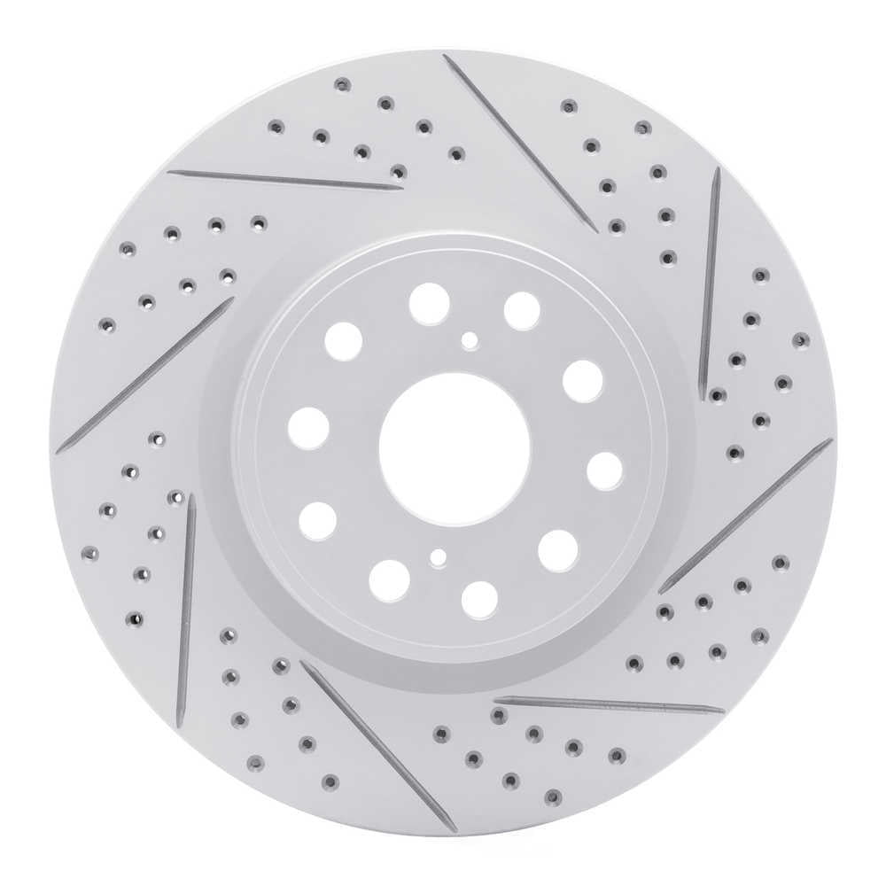 Dynamic Friction Company 830-75017R DFC Geoperformance Rotor - Drilled and Slotted