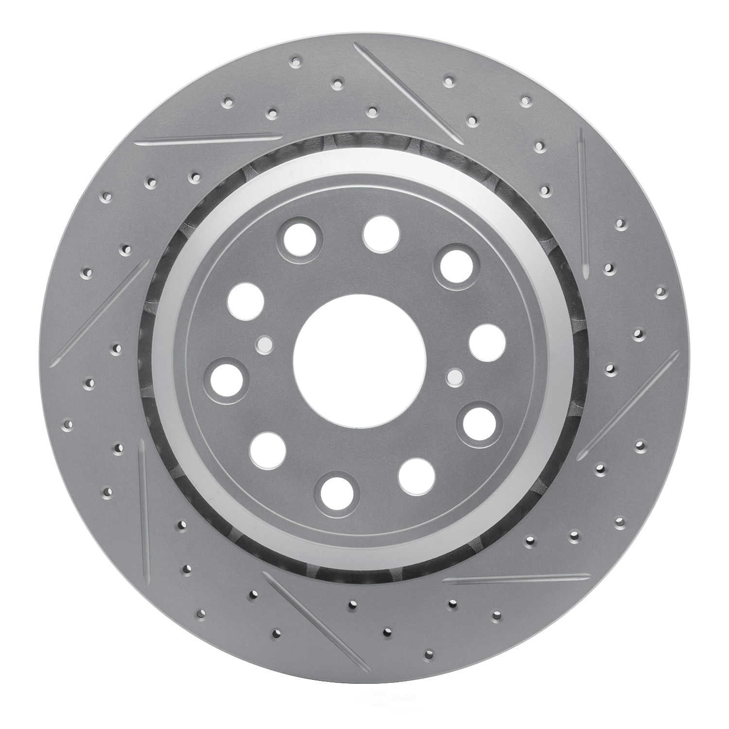 Dynamic Friction Company 830-75018R DFC Geoperformance Rotor - Drilled and Slotted