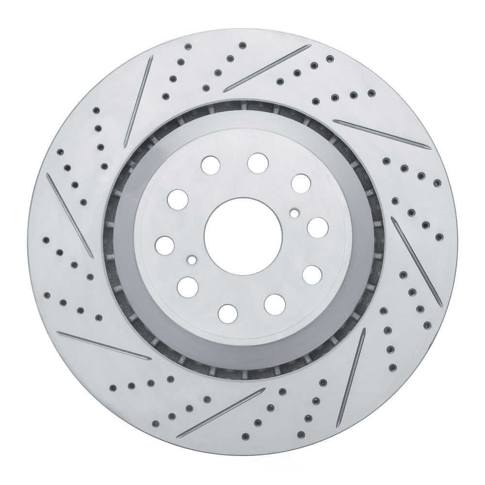Dynamic Friction Company 830-75019D DFC Geoperformance Rotor - Drilled and Slotted