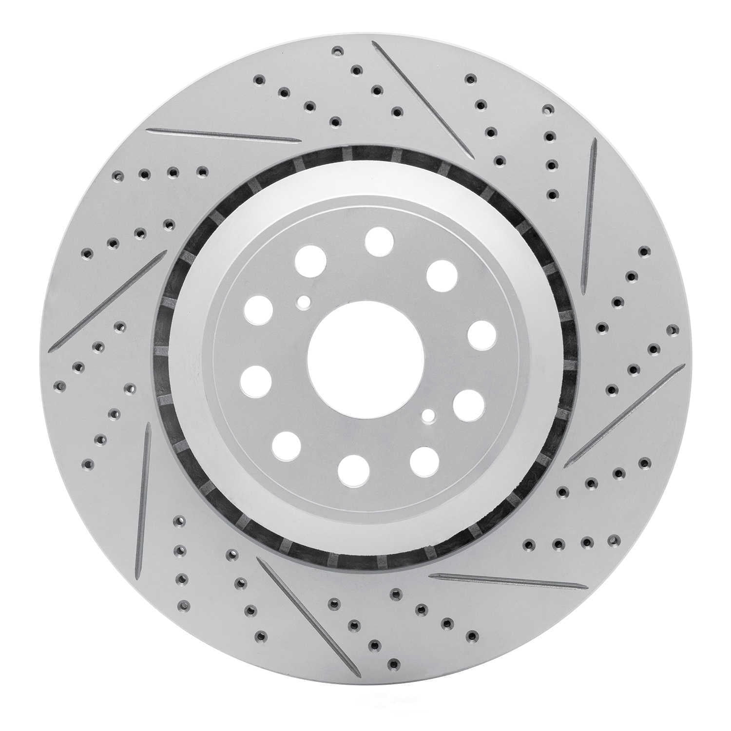 Dynamic Friction Company 830-75020D DFC Geoperformance Rotor - Drilled and Slotted