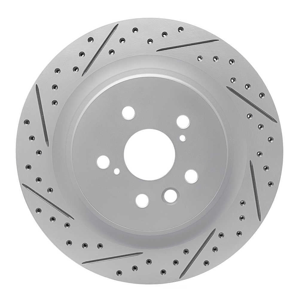 Dynamic Friction Company 830-75065L DFC Geoperformance Rotor - Drilled & Slotted