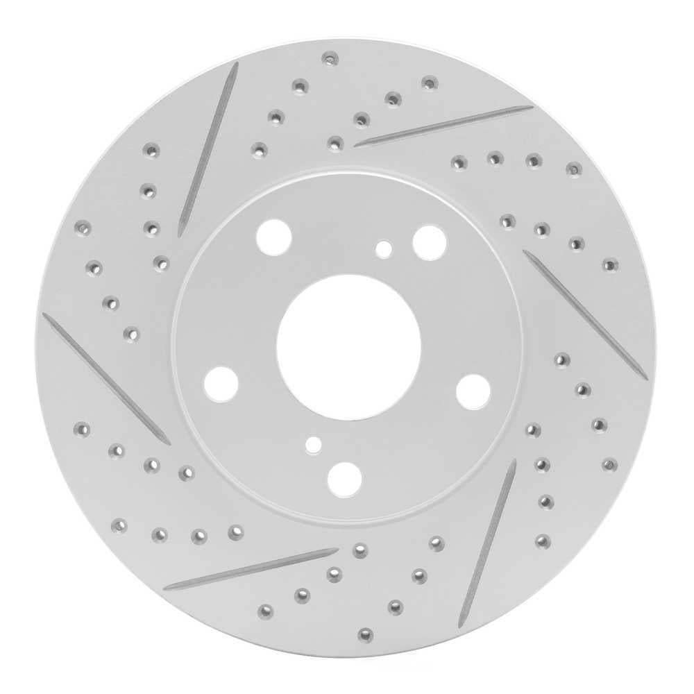 Dynamic Friction Company 830-76052L DFC Geoperformance Rotor - Drilled and Slotted